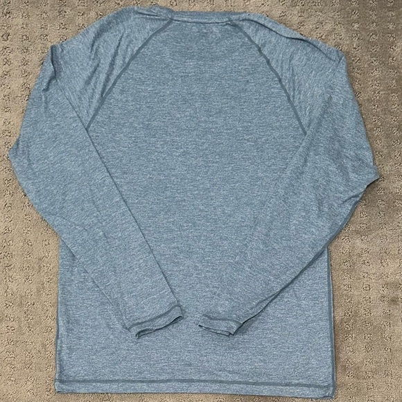 Rhône - Reign long sleeve - soft sweat-wicking - heather blue - Picture 4 of 5